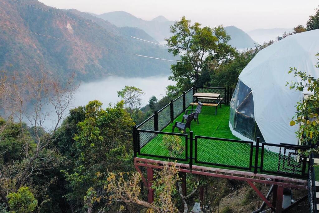 Gadeni Stays - Glamping Dome At Nainital Bhimtal Bagian luar foto