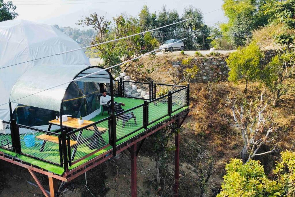 Gadeni Stays - Glamping Dome At Nainital Bhimtal Bagian luar foto
