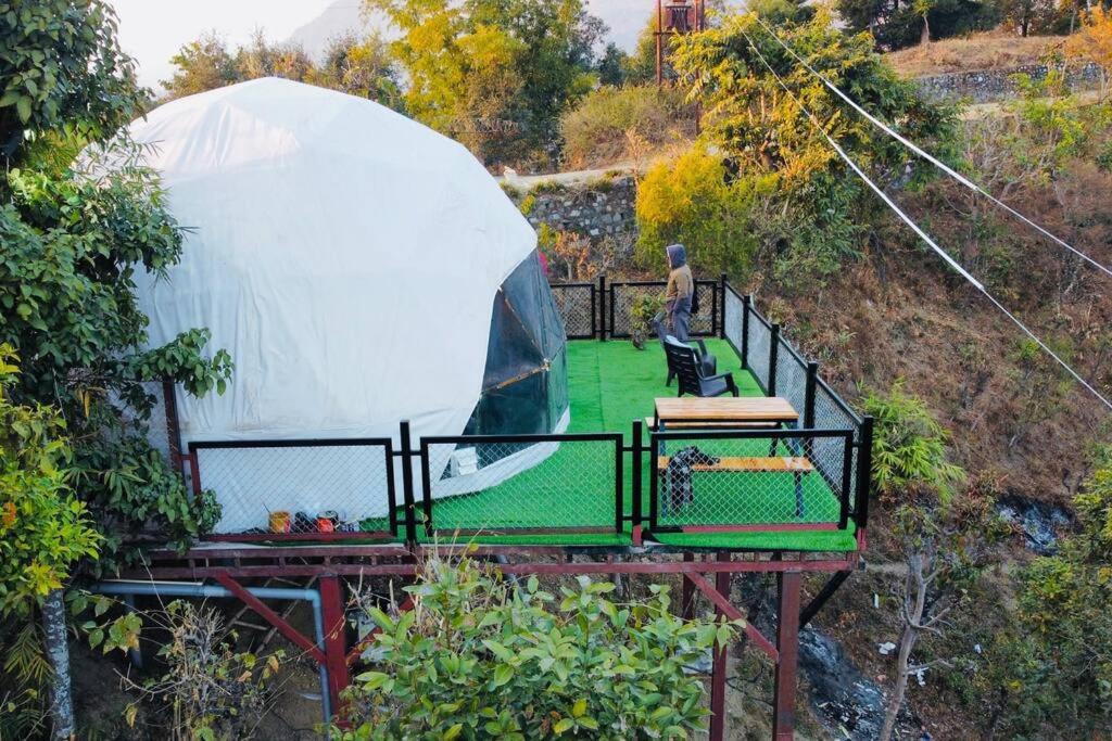 Gadeni Stays - Glamping Dome At Nainital Bhimtal Bagian luar foto
