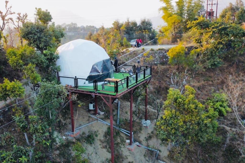 Gadeni Stays - Glamping Dome At Nainital Bhimtal Bagian luar foto