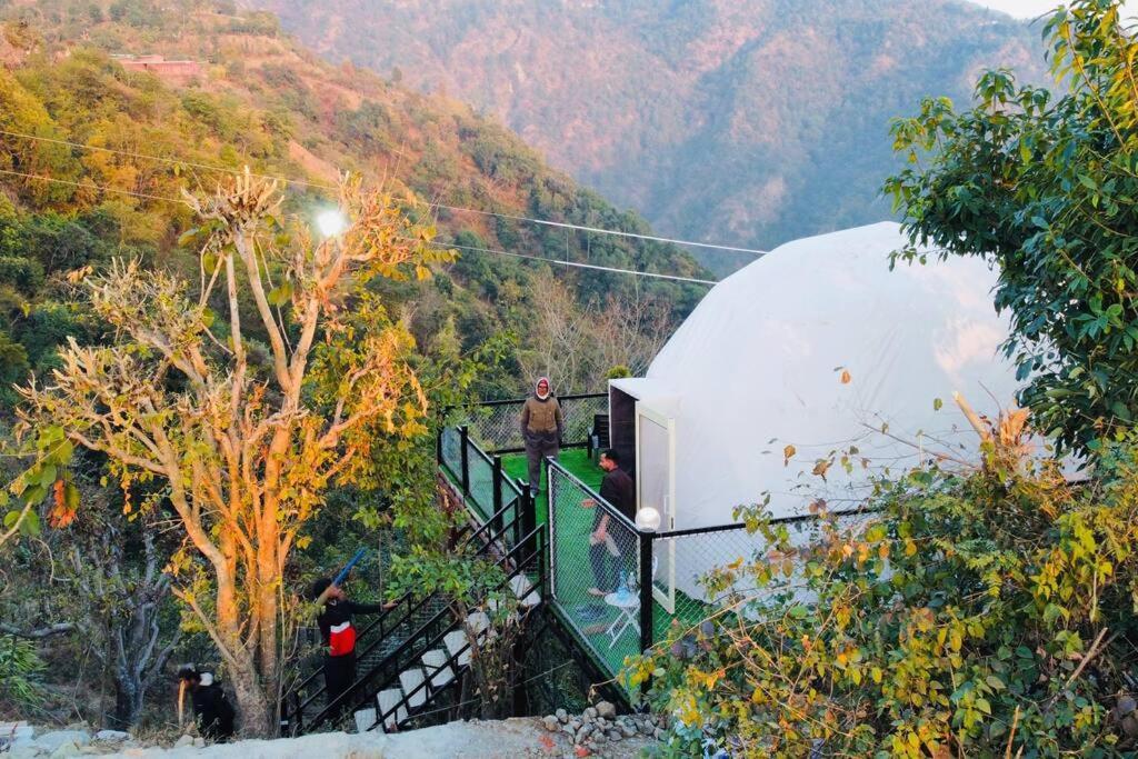 Gadeni Stays - Glamping Dome At Nainital Bhimtal Bagian luar foto
