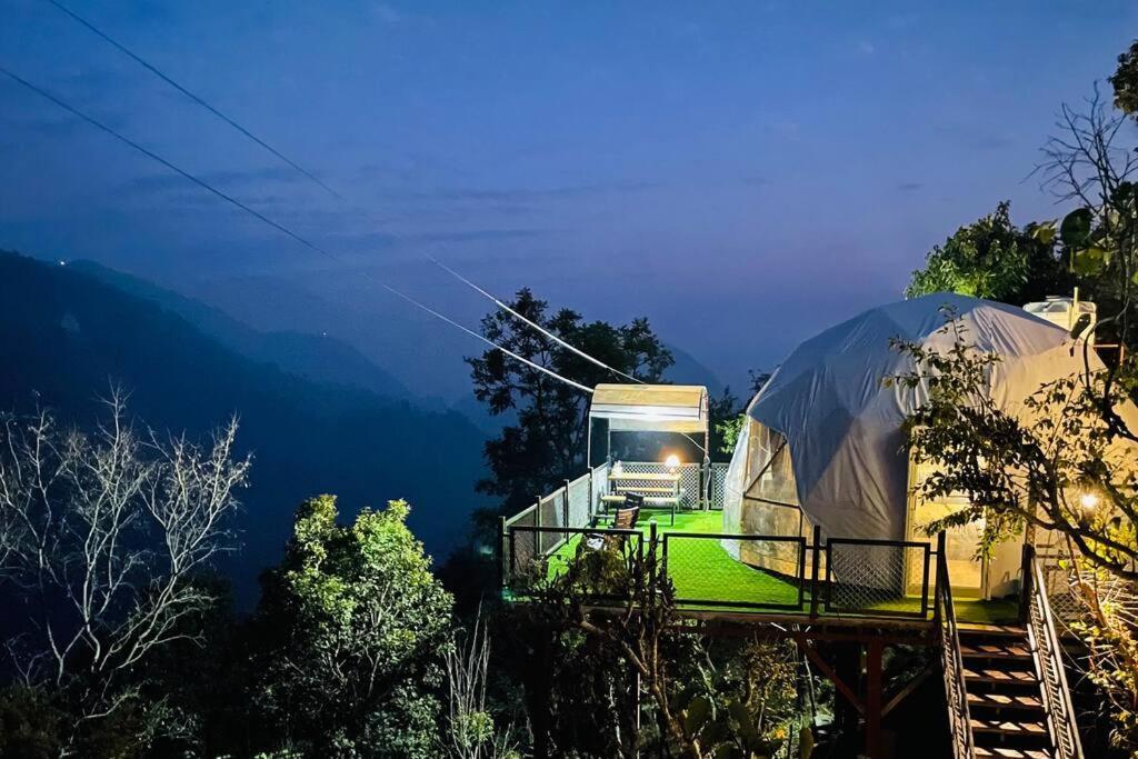 Gadeni Stays - Glamping Dome At Nainital Bhimtal Bagian luar foto